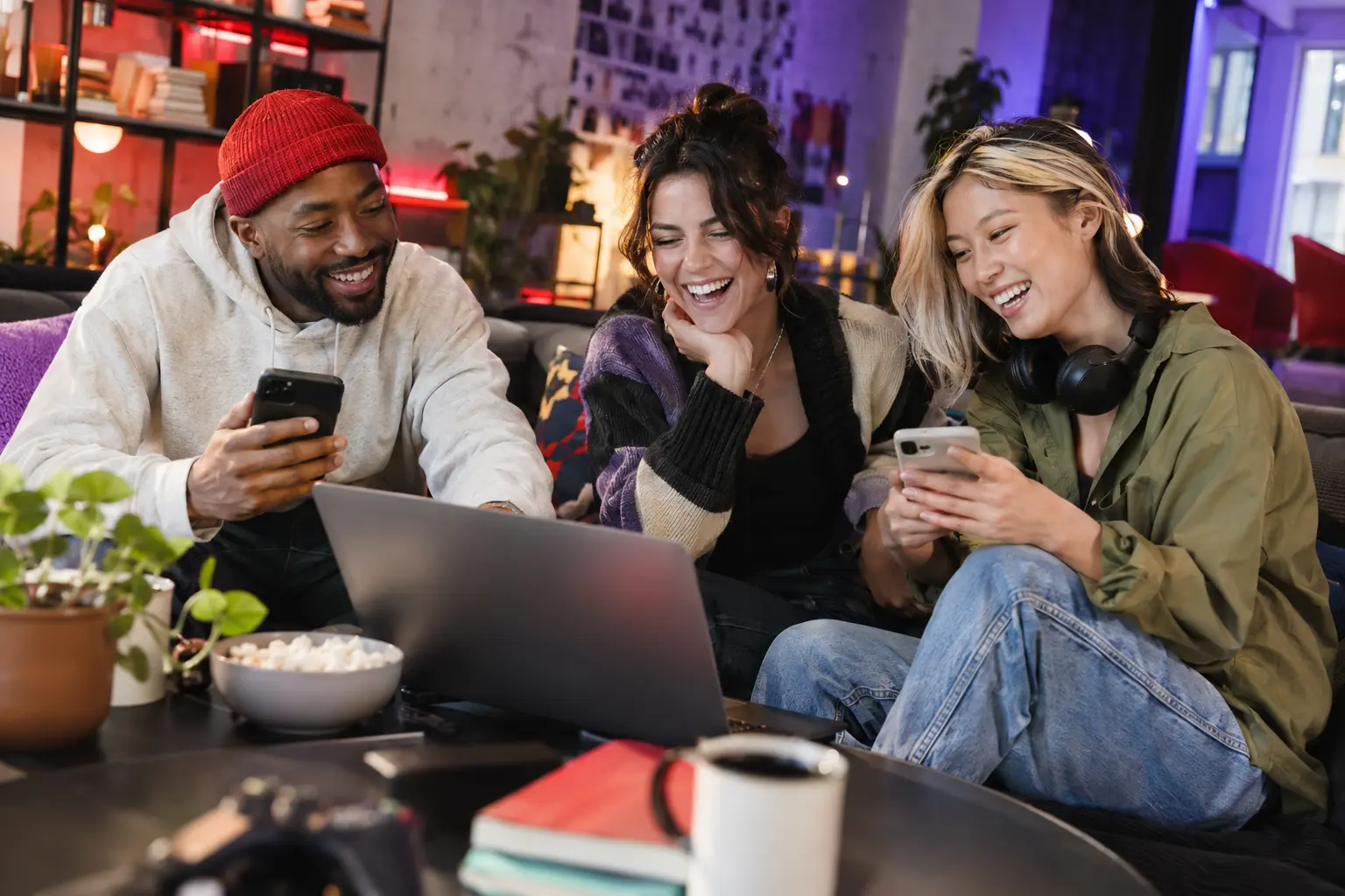 Jongvolwassenen in een online community